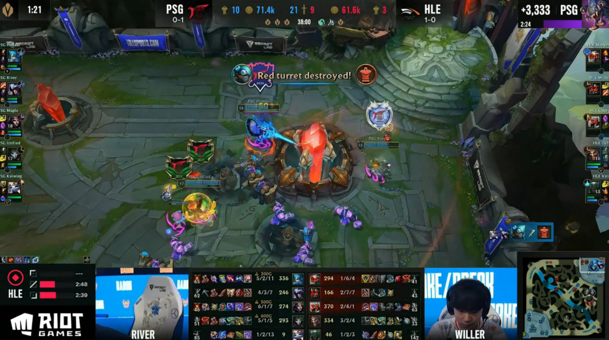 关于HLE横扫PSG，Deft完成史诗逆转鏖战多局四强赛，让粉丝疯狂欢呼的信息