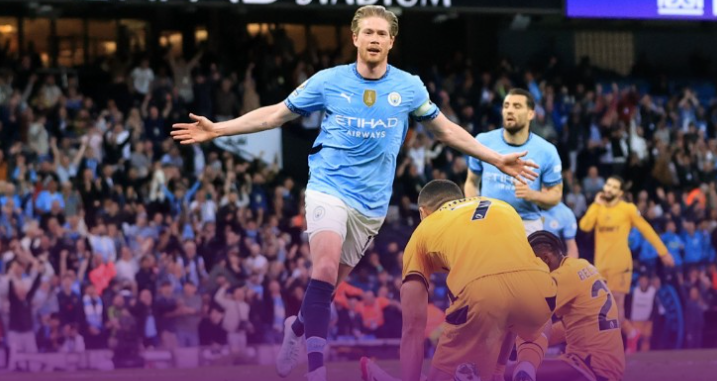 曼城逆转AC米兰，德布劳内刷新纪录